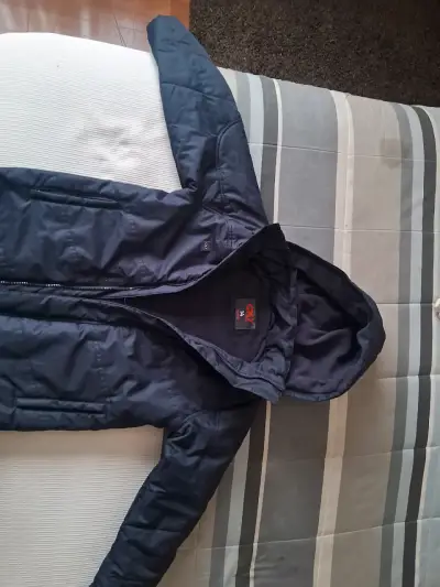 Parka azul con capucha Colloky talla 14 - miniatura 1