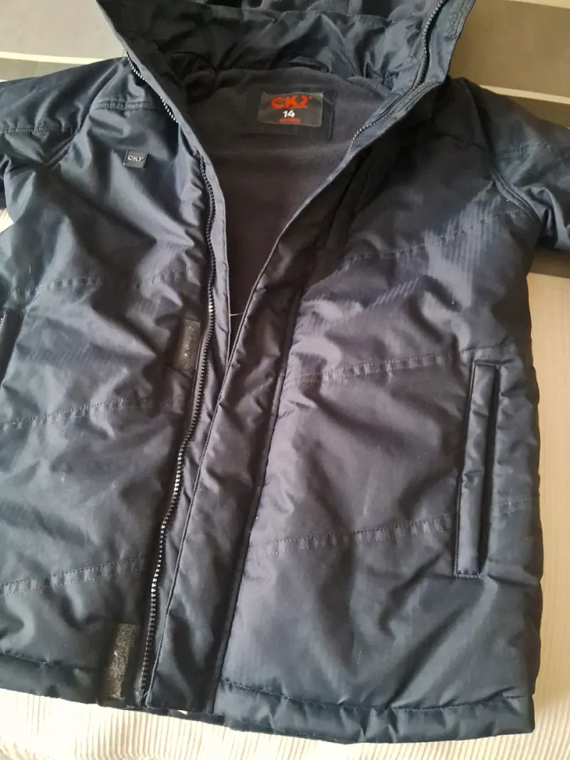 Parka azul con capucha Colloky talla 14 - 2