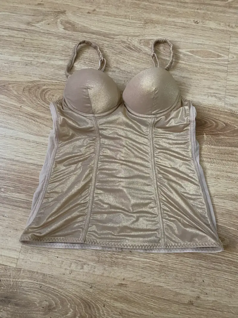 Corset dorado brillante - 1