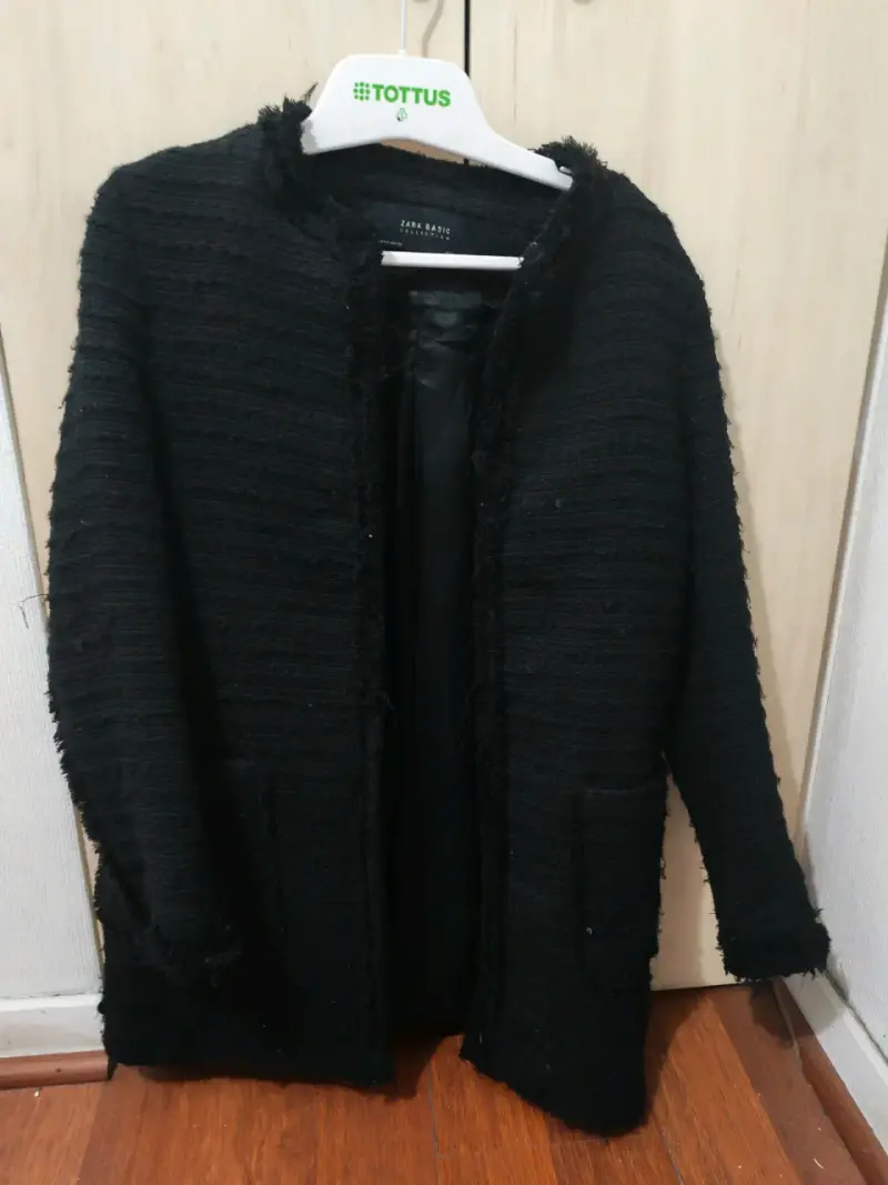Chaqueta negra Zara Basic xs - 2
