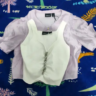 Blusa lila de manga corta only - miniatura 2