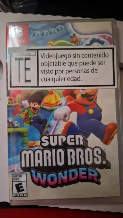 Super Mario Bros Wonder Sellado nintendo switch - miniatura 1