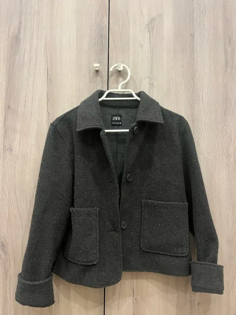 Abrigo gris Zara - 1
