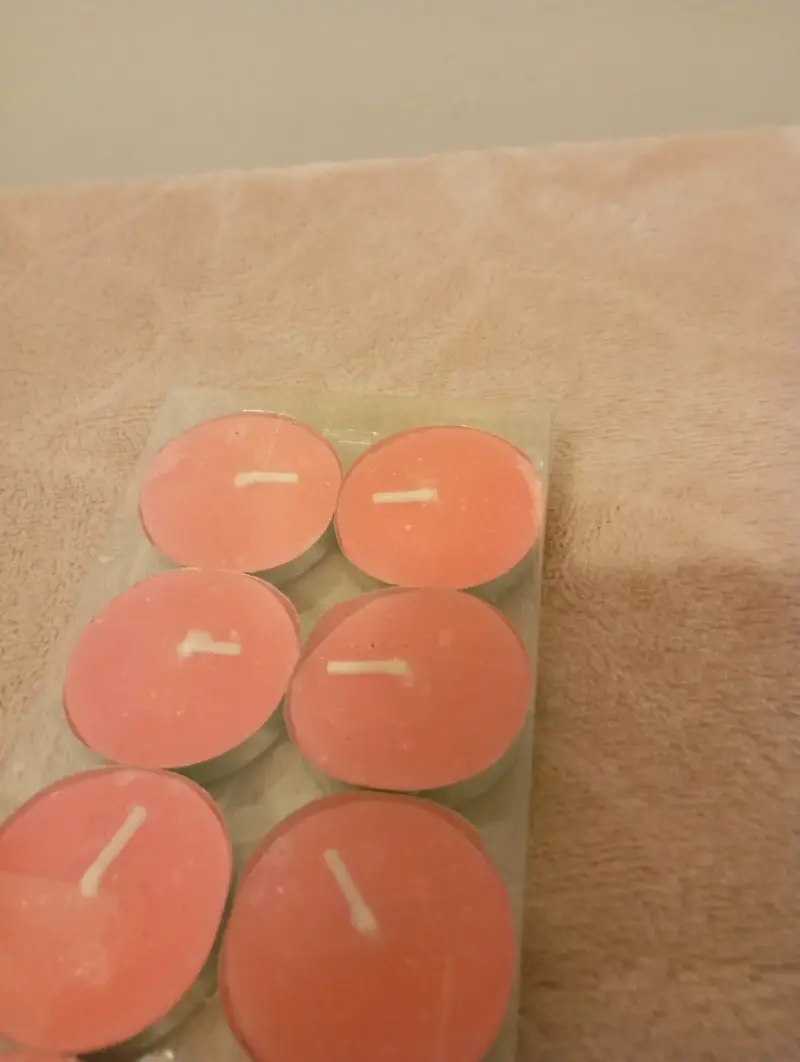 Velas aromáticas rosas - 1