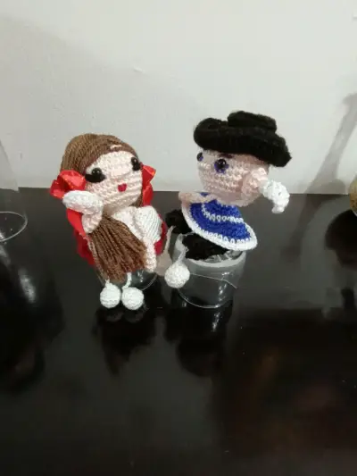 Pulpos de crochet decorativos - miniatura 5