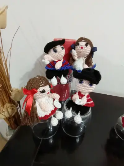 Pulpos de crochet decorativos - miniatura 6