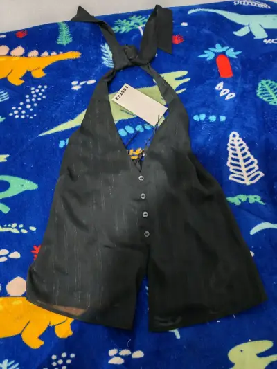 Jumpsuit negro elegante - miniatura 1