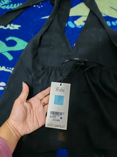 Jumpsuit negro elegante - miniatura 3