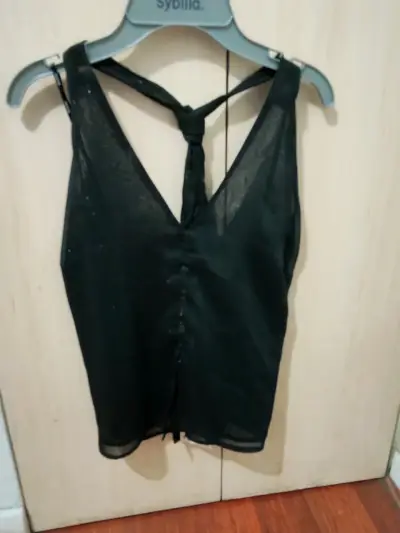 Jumpsuit negro elegante - miniatura 4
