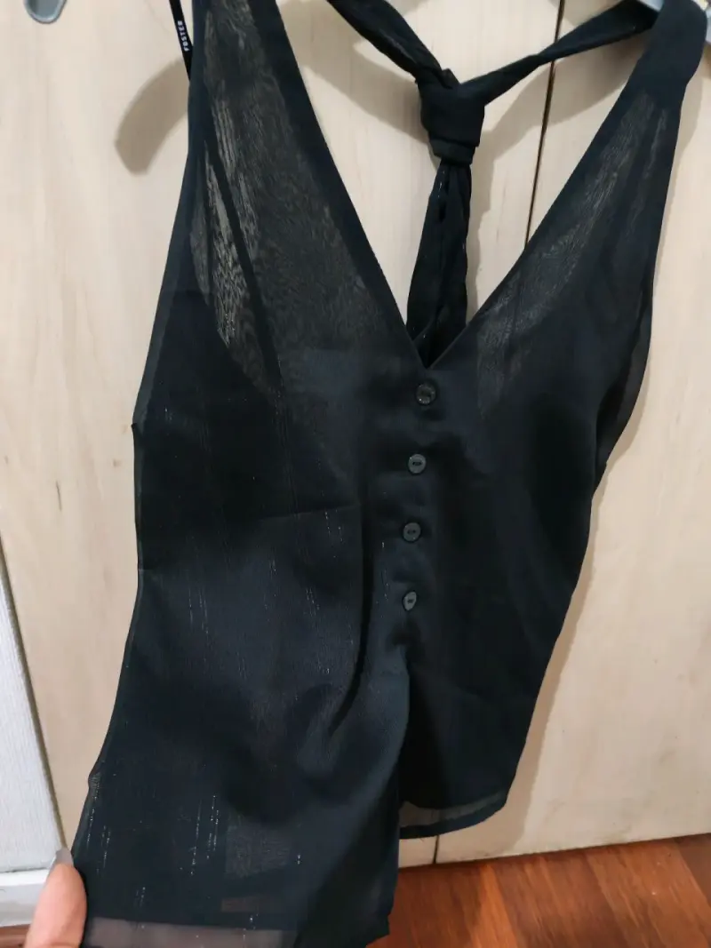 Jumpsuit negro elegante - 5