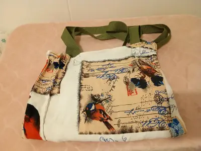 Bolso estampado con pájaros - miniatura 1