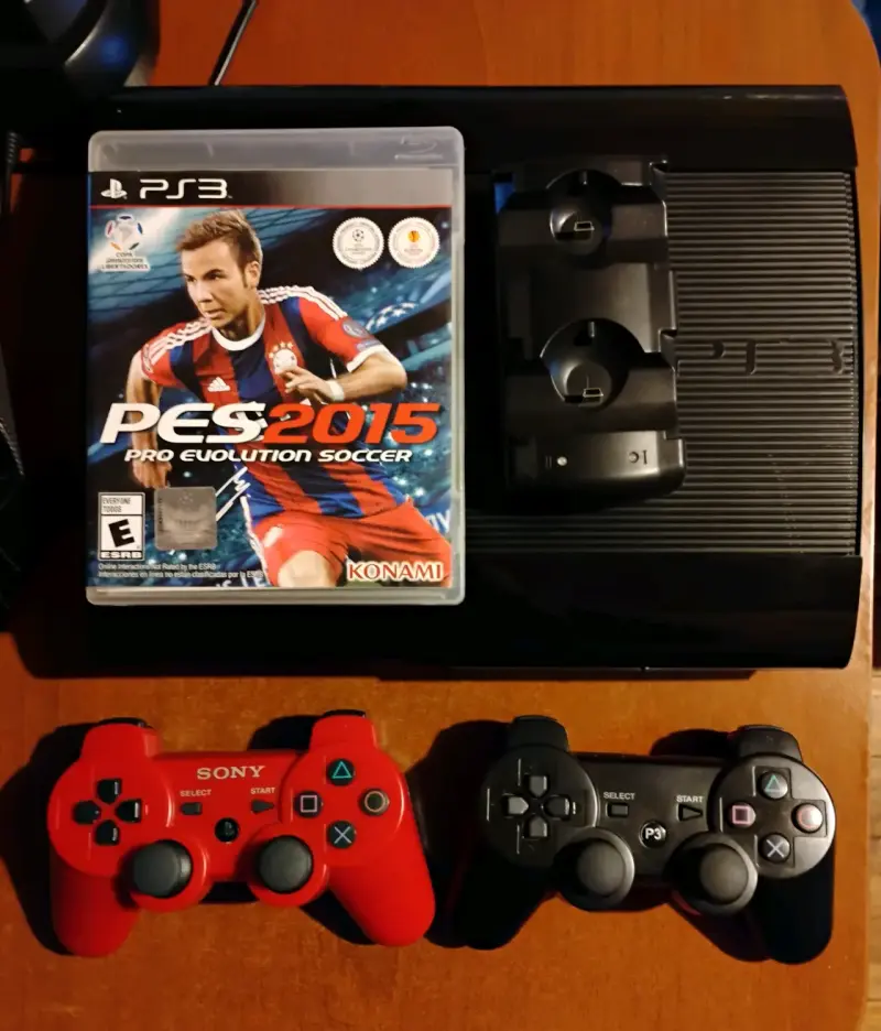 Consola PS3 +HEN + PES 2015 + Controles - 1
