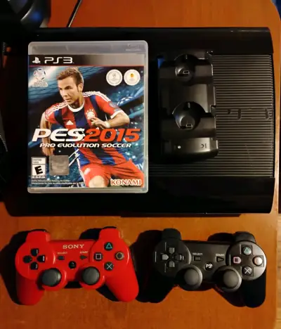 Consola PS3 +HEN + PES 2015 + Controles - miniatura 1