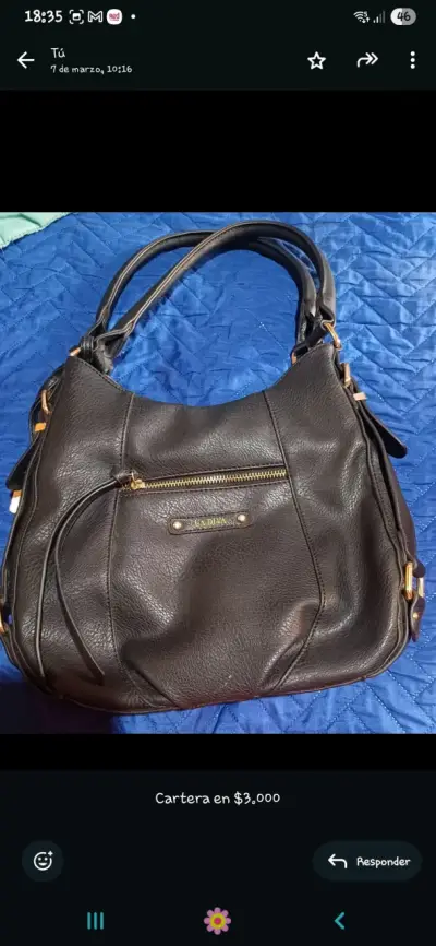 Bolso negro de mujer - miniatura 4