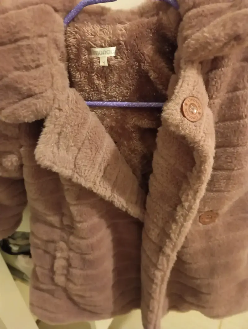 Abrigo de peluche para niña - 3