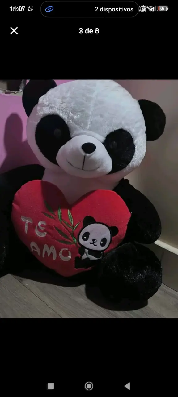 Osito de peluche con corazón - 2