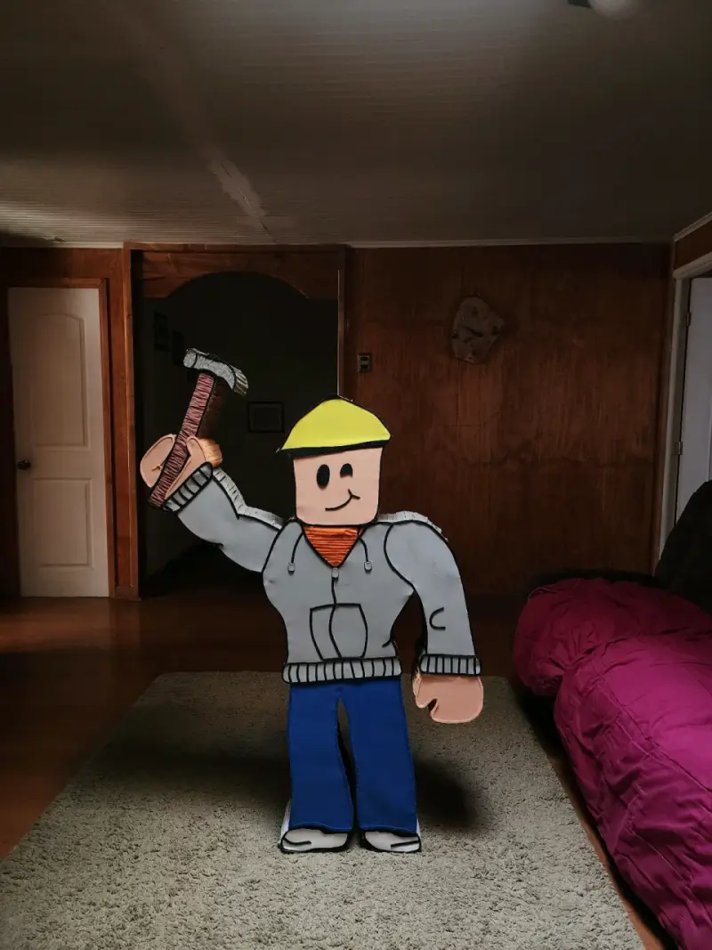 Cartón de figura animada hecho a mano ROBLOX - 1