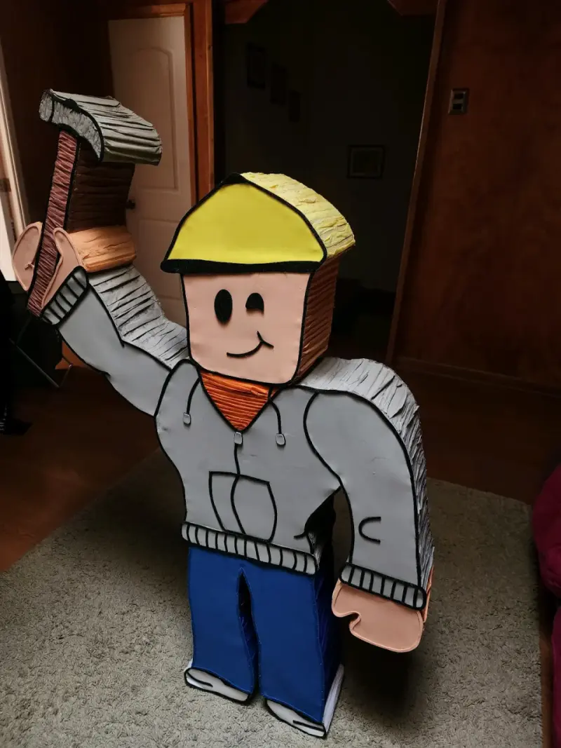 Cartón de figura animada hecho a mano ROBLOX - 2