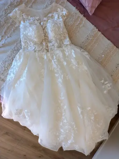 Vestido de novia Nuevo talla L - miniatura 2