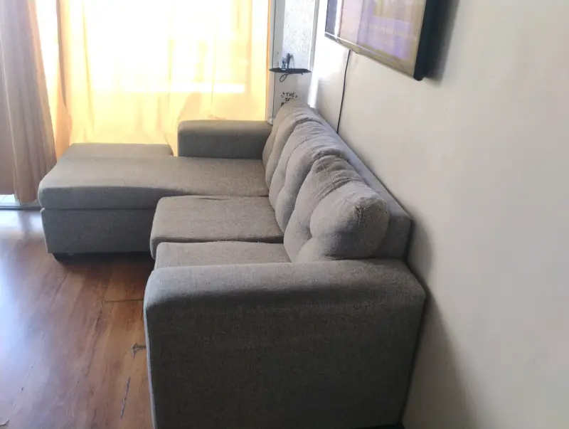 Sofá seccional gris - 3