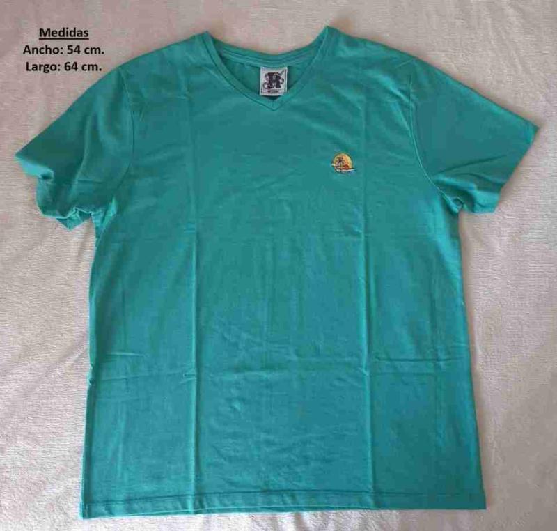 Poleras Red Hot JNS colores azul y verde - 3