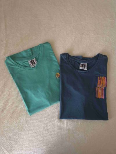 Poleras Red Hot JNS colores azul y verde - miniatura 6