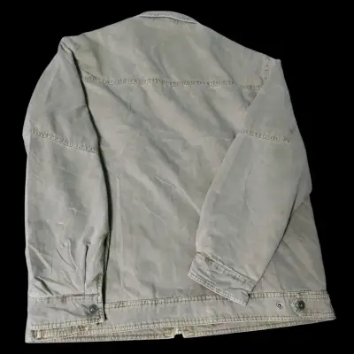Chaqueta beige con cierre frontal - miniatura 2