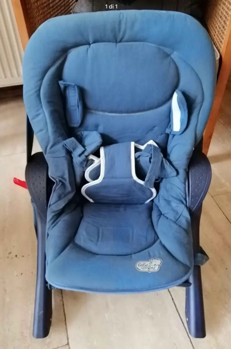 Silla de descanso para bebé azul