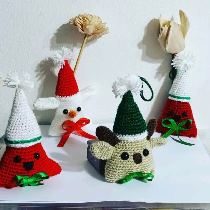Tiernos llaveros de crochet - 3