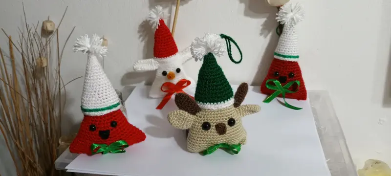 Tiernos llaveros de crochet - 5