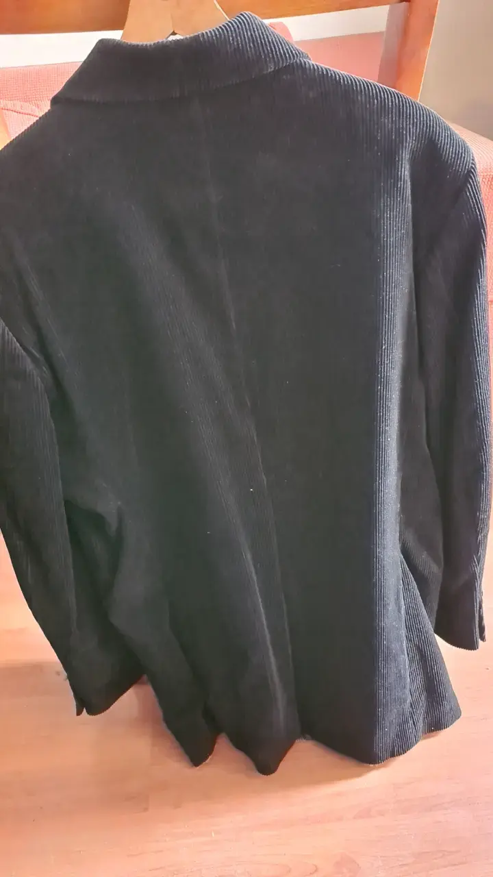 Chaqueta cotelé negro Greenfield muy buen estado - 2