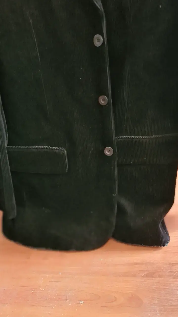 Chaqueta cotelé negro Greenfield muy buen estado - 3