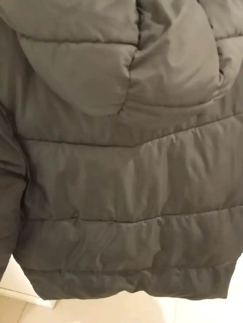 Parka negra con capucha Wild Lama - 4