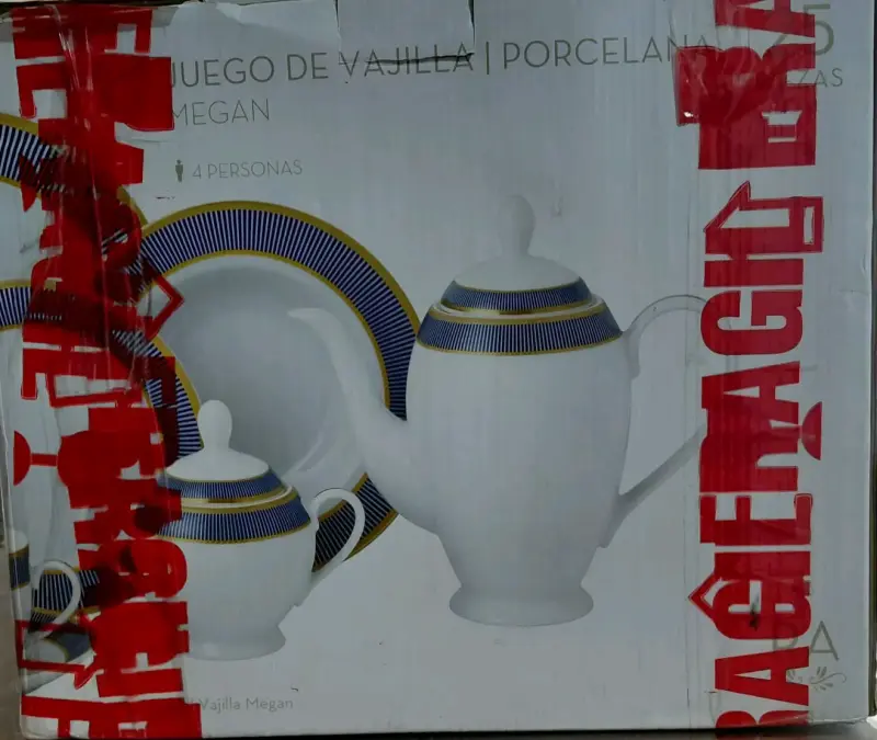 Juego de vajilla porcelana 25 piezas - 2