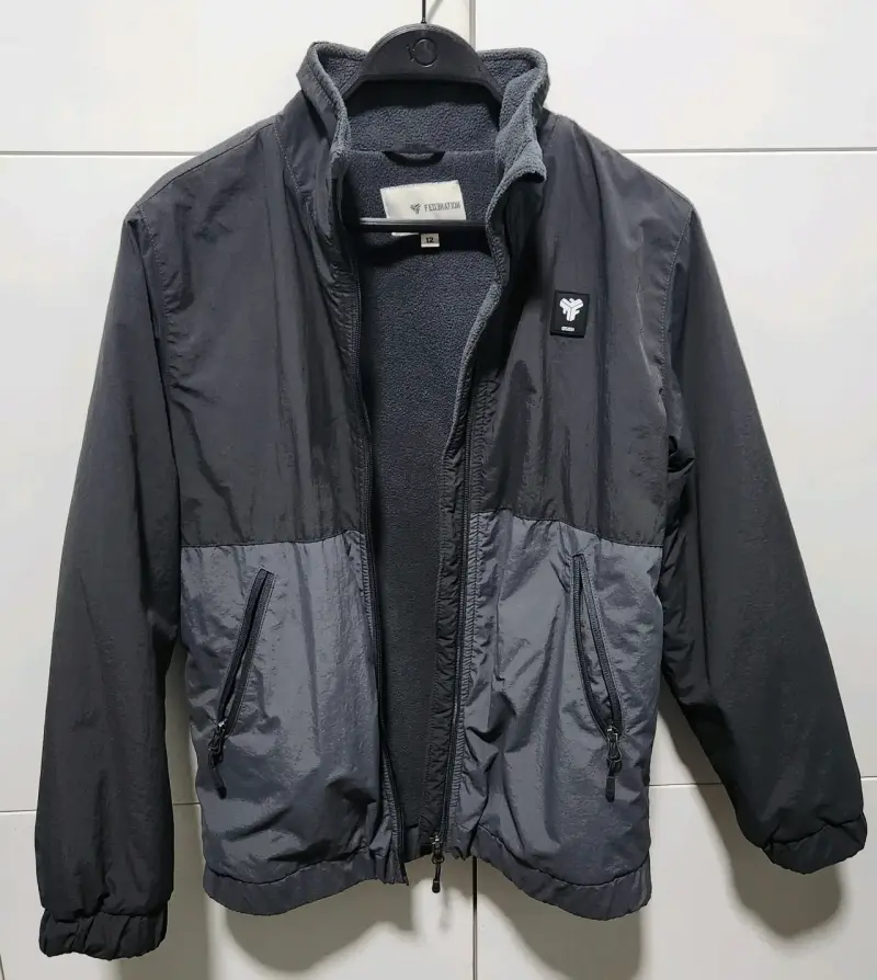 Chaqueta cortaviento gris oscuro - 2