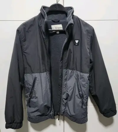 Chaqueta cortaviento gris oscuro - miniatura 2