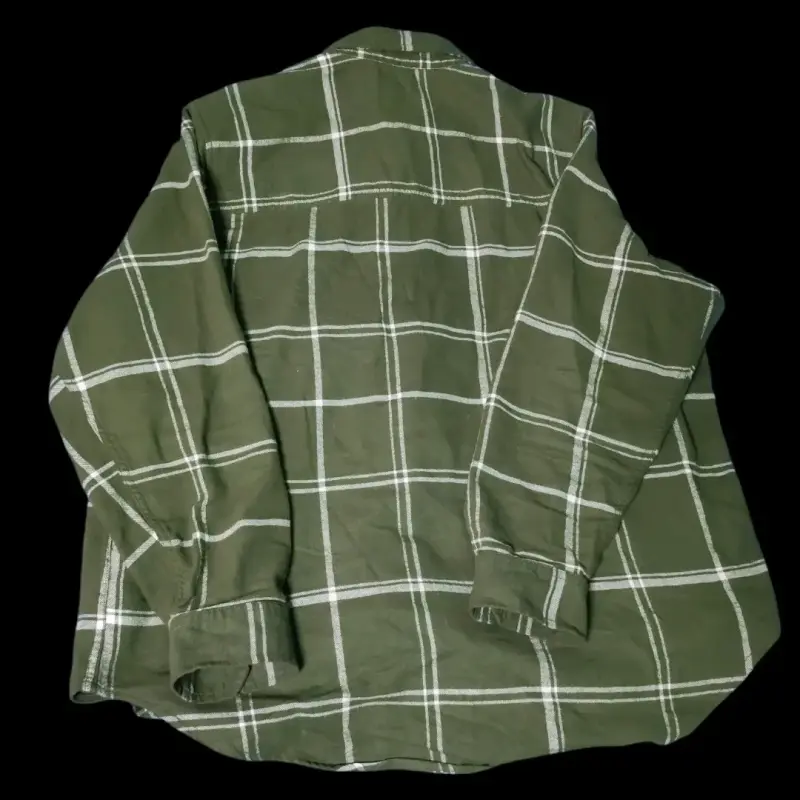 Camisa verde a cuadros - 2
