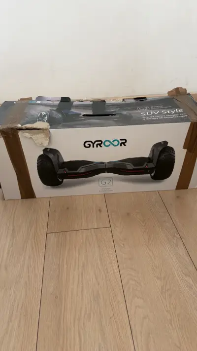 Hoverboard Gyroor G2 negro (batería sin uso) - miniatura 1