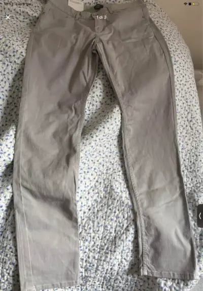 Pantalones grises para hombre - miniatura 1