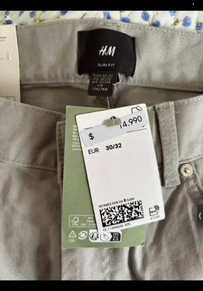 Pantalones grises para hombre - miniatura 3