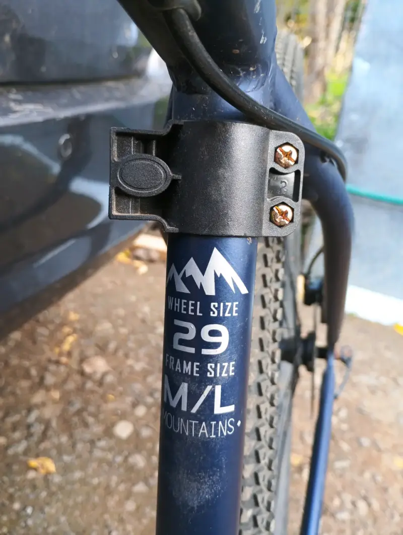 Bicicleta Jeep azul montaña - 4
