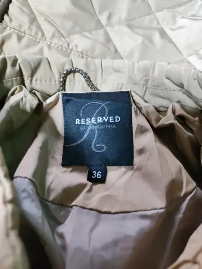 Chaqueta acolchada beige - miniatura 3