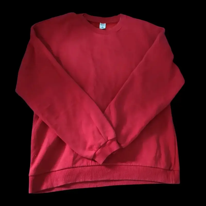 Polerón rojo unisex básico