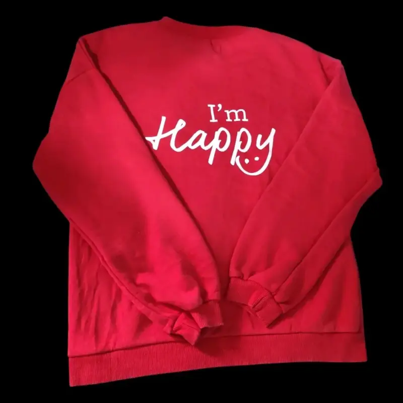 Polerón rojo unisex básico - 2