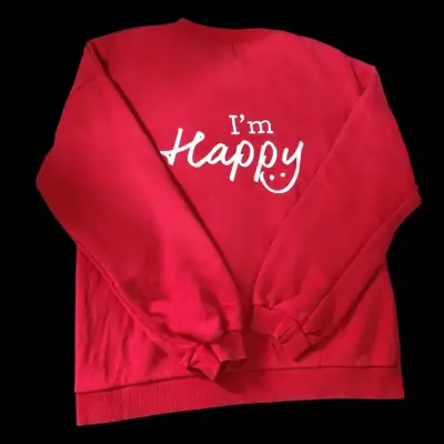 Polerón rojo unisex básico - miniatura 2