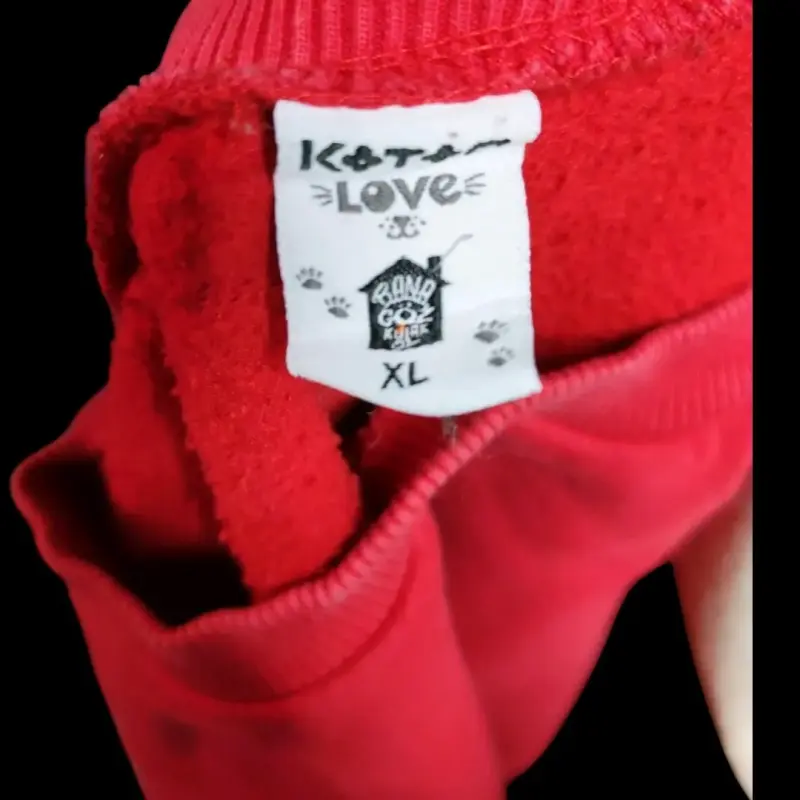 Polerón rojo unisex básico - 3