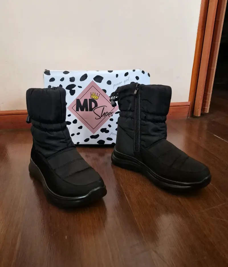 Botas de invierno negras e impermeables - 2