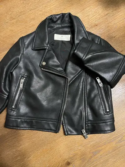 Chaqueta cuero negra H&M - miniatura 1