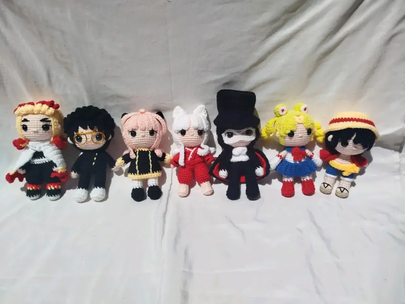 Amigurumis de personajes anime - 1