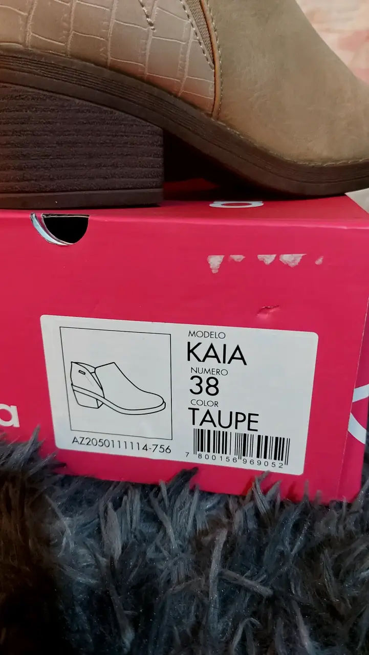Botines beige con cierre lateral - 4